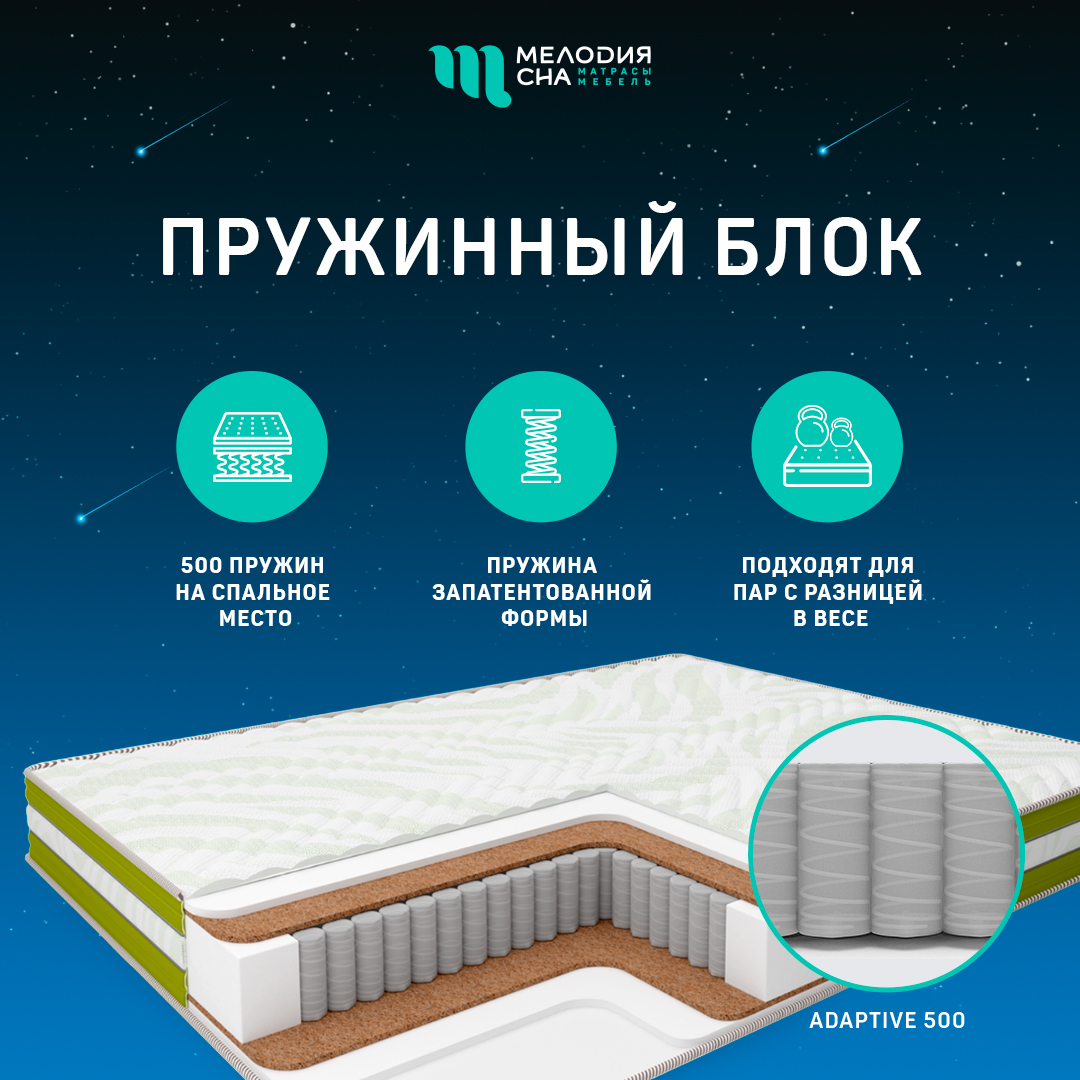 Матрас Моушен Сингл Адаптив500  90х200