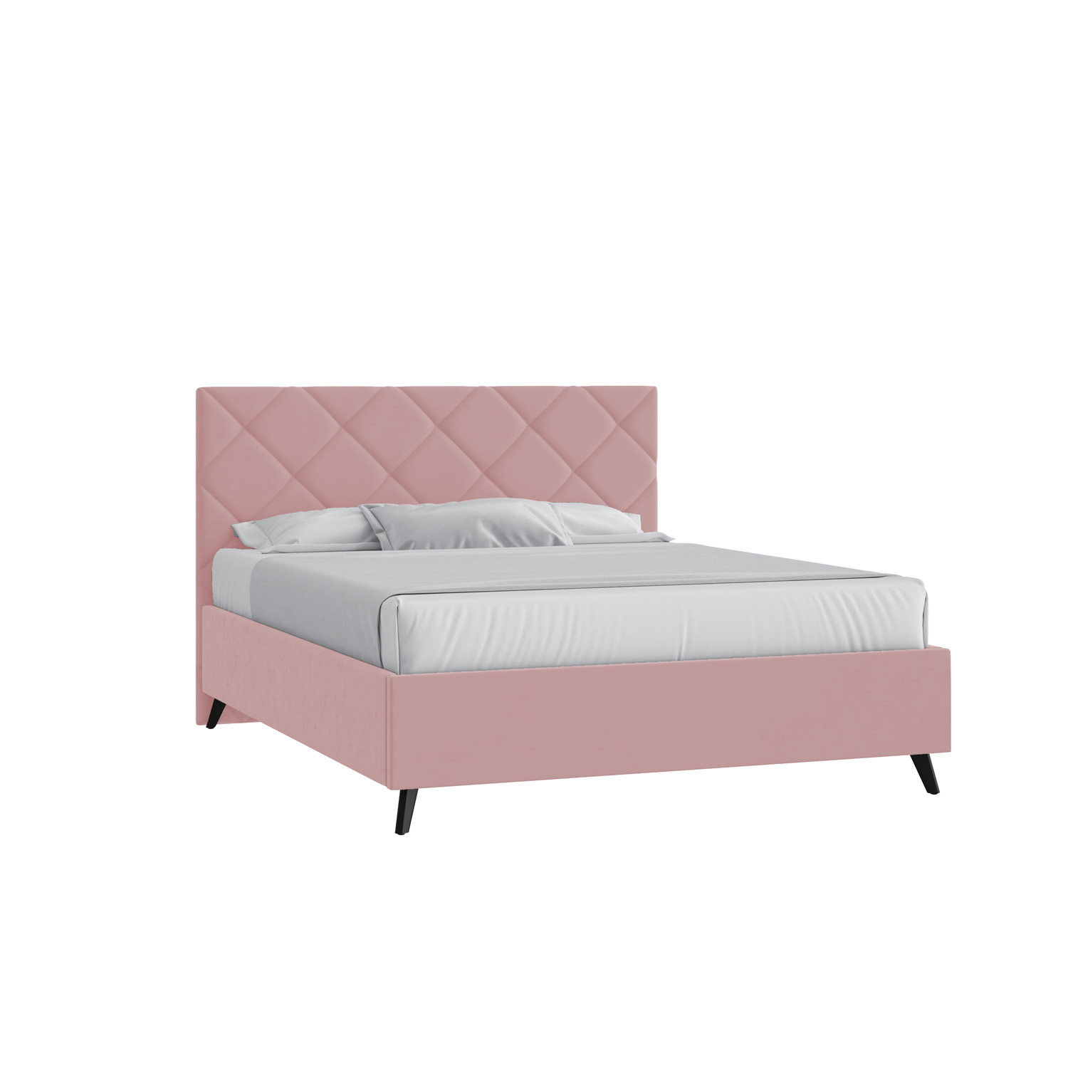 Кровать Марсель 120х200 Микровелюр Инфинити 12 розовый с подъемным механизмом