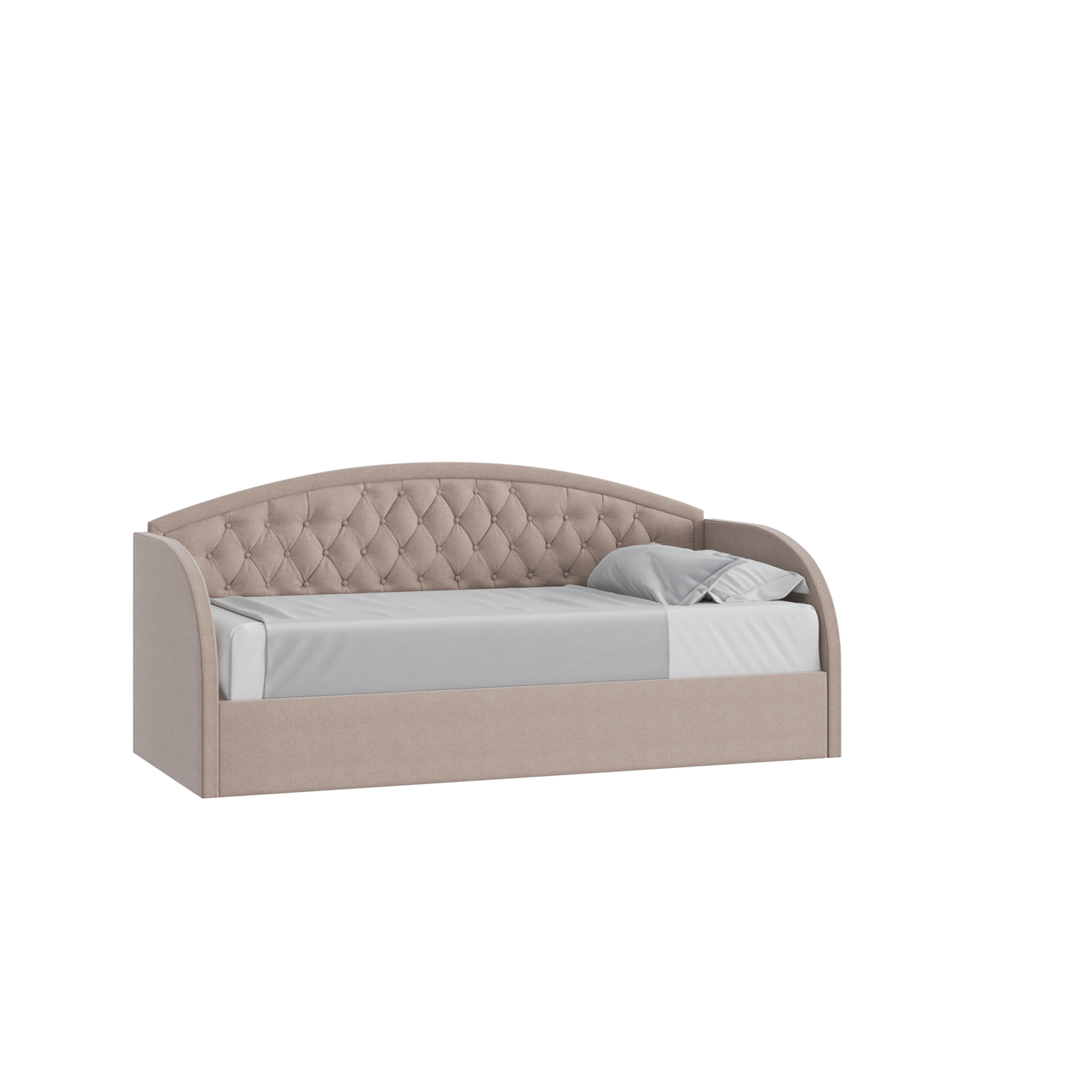 Кровать Сити 90х200 с подъемным механизмом Багама 01 бежевый