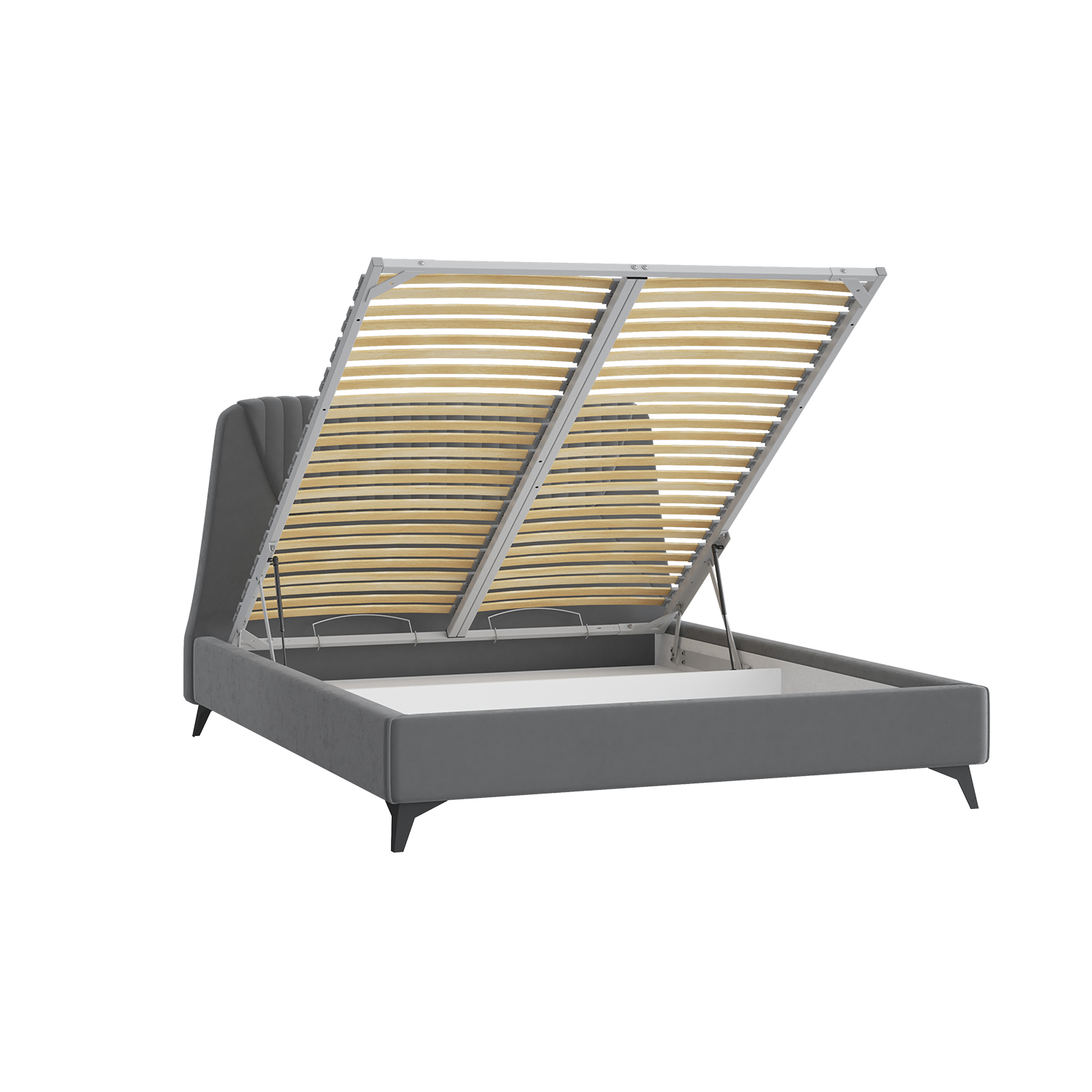 Кровать Муза 140х200 Велюр Гелакси Плюс 41 Кирпичный с подъемным механизмом