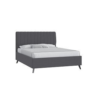 Кровать Танго 160х200 Багама 02 серый на высоких опорах