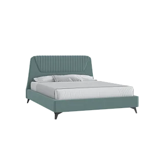 Кровать Муза 120х200 Микровелюр Инфинити 11 ментол с подъемным механизмом