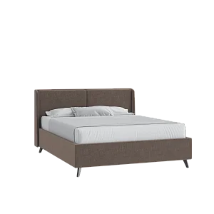 Кровать Барселона 160х200 с подъемным механизмом Микровелюр Каприз 20 какао с подъемным механизмом