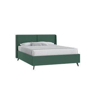 Кровать Барселона 160х200 с подъемным механизмом Микровелюр Фиеста 22 малахит с подъемным механизмом
